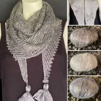 Alpaca Lace by Katia. Kit med garn och mönster